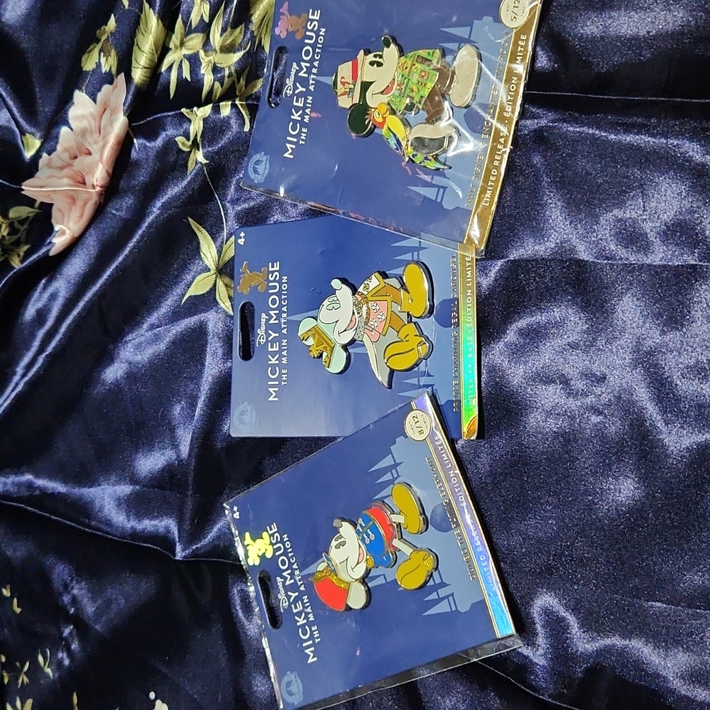 LOT OF MICKEY mouse Main Attreaction Pins